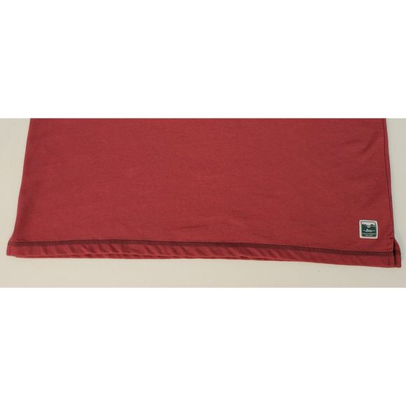 G. H. Bass & Co. Men's XXL Quarter Zip Pull Over Long Sleeve Red Shirt Pre-Owned - Picture 7 of 10